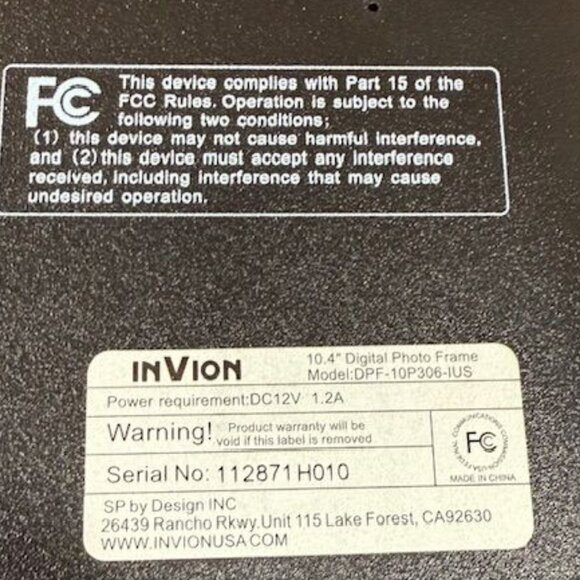 InVion 10.4" Rustic Cream Multi Effect Slide Show Remote Digital Picture Frame - Picture 9 of 16